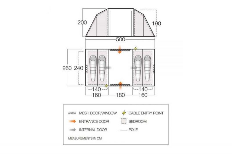 4 Person Tent | Pink Moon Camping